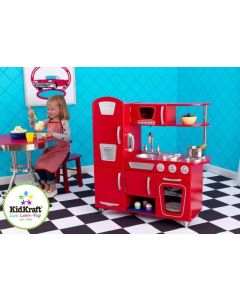 Kidkraft - Rode Vintage Kinderkeuken