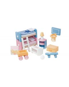 Le Toy Van - Kinderkamer Sugar Plum - Voor poppenhuis