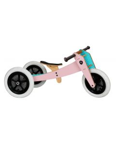 Wishbone Bike - 3-in-1 Roze - Houten loopfiets