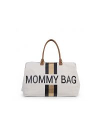 Childhome - Mommy Bag Groot - Luiertas - Gebroken Wit - Zwart/Goud