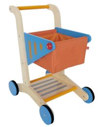 Hape - Shopping Cart - Houten winkelwagen